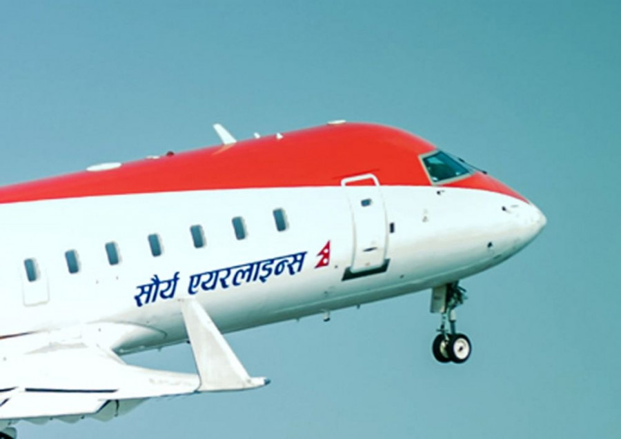 चरम आर्थिक सङ्कटमा सौर्य एअरलाइन्स, कम्पनी नै बन्द हुने अवस्थामा